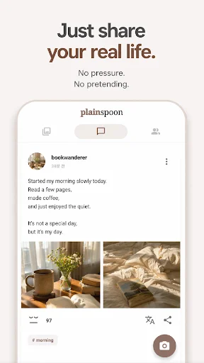 Download Plainspoon APK Terbaru – Ruang Sosial Nyaman & Tenang - Screenshot 3