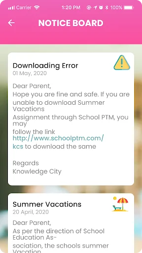 Download School PTM Terbaru – Aplikasi Interaksi Orang Tua Gratis - Screenshot 3