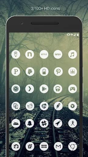 Download Light Void Pro Terbaru – Paket Ikon Minimalis Putih - Screenshot 2