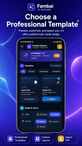 Download Fambai CV Builder Terbaru – Buat CV ATS Gratis - Screenshot 7