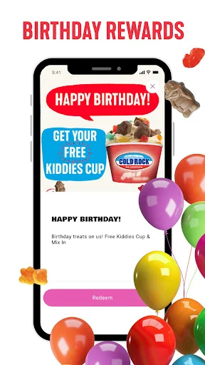 Download Cold Rock Ice Creamery Terbaru – Aplikasi Loyalitas - Screenshot 1