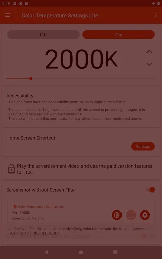 Download Color Temperature setting Lite – Atur Warna Layar Nyaman - Screenshot 6