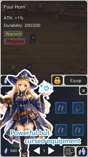 Download Cursed Relics & Dungeon Terbaru – RPG Idle Seru - Screenshot 4