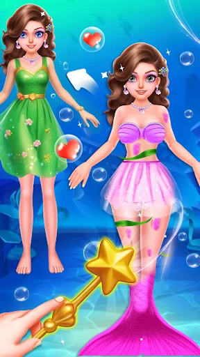 Download Princess Mermaid Tale Makeover Terbaru – Game Putri Gratis - Screenshot 5