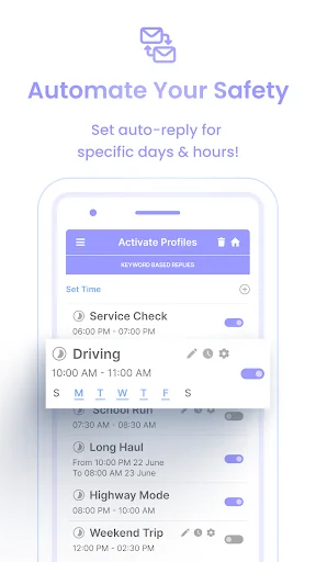Download Safe Driving – Balasan Otomatis SMS & Telepon Terbaru - Screenshot 3