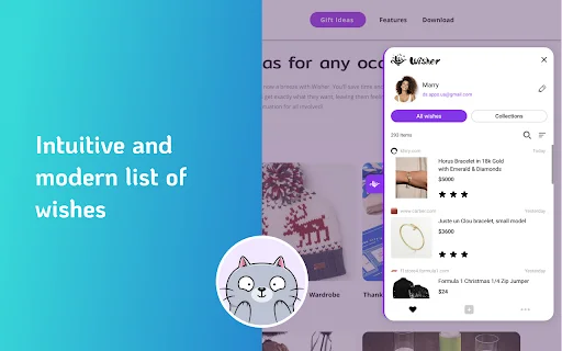 Wisher: Wishlist Belanja Online & Ide Kado AI – Unduh Gratis - Screenshot 3