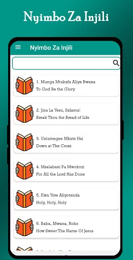 Download Nyimbo Za Injili – Buku Lagu Rohani Swahili Gratis - Screenshot 1