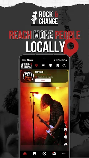 Download Rock&Change Terbaru – Hubungkan Bakat Musik Lokal Anda - Screenshot 1
