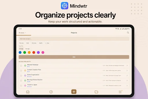 Download Mindwtr Terbaru – Kelola Tugas GTD Offline Gratis - Screenshot 11