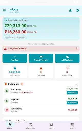 Download Ledgerly – Khata & GST Billing Terbaru – Aplikasi Bisnis - Screenshot 8