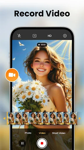 Download HD Camera Launcher Terbaru – Foto HD & Video Lancar - Screenshot 2