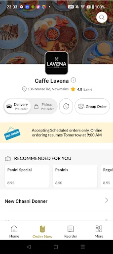 Download Caffe Lavena Terbaru – Pesan Makanan Mudah & Promo - Screenshot 2