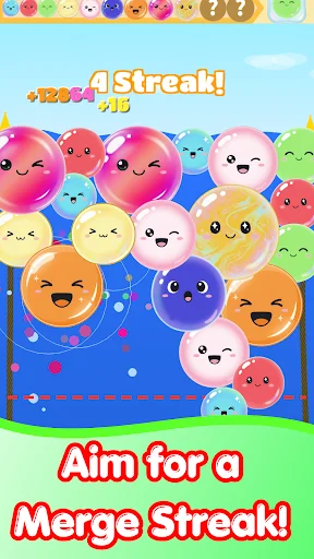 Unduh Bubble Float: Merge Puzzle Terbaru – Game Teka-teki Seru - Screenshot 1