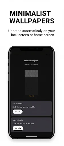 Download Life Calendar Wallpaper Terbaru – Pantau Progres Hidup - Screenshot 11