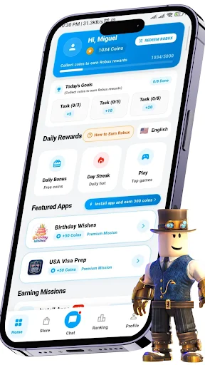 Download Robux Rewards Terbaru – Dapatkan Kartu Hadiah Gratis - Screenshot 1