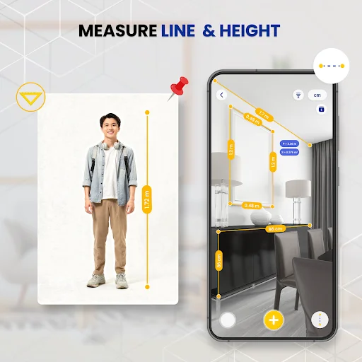 Download AR Ruler: Tape Measure Tools Terbaru – Pengukur AR Gratis - Screenshot 2