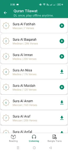 Download Quran Audio Terbaru – Dengarkan Murottal Quran Gratis - Screenshot 3