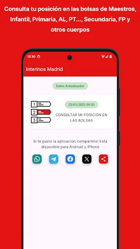 Unduh Interinos Madrid. Educación Terbaru – Pantau Posisi Anda - Screenshot 4