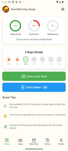 Download Gout Snap AI Terbaru – Deteksi Purin Makanan Gratis - Screenshot 6