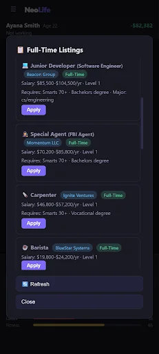Download NeoLife Simulator Terbaru – Game Simulasi Kehidupan Seru - Screenshot 2