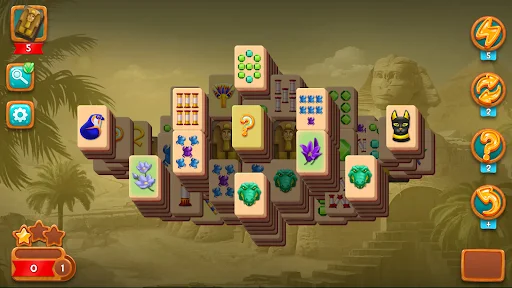 Download Mahjong Riddles: Egypt Terbaru – Puzzle Mesir Kuno - Screenshot 8