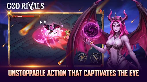 Download God Rivals: RPG Roguelike Terbaru – Aksi Fantasi Gelap - Screenshot 14