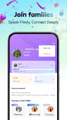 Download HeyYa! Group Voice Chat Terbaru – Ruang Obrolan Seru - Screenshot 3