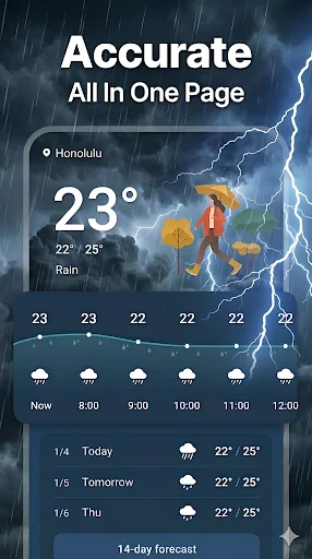Download Live Weather & Weather Radar Terbaru – Cek Cuaca Akurat - Screenshot 1