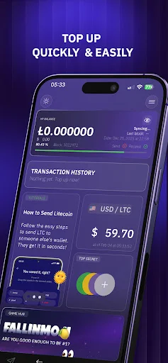 Download Brainwallet: Get Litecoin Terbaru – Dompet Kripto Aman - Screenshot 2