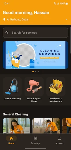 Download Olamop Terbaru – Layanan Kebersihan Rumah Terpercaya - Screenshot 4