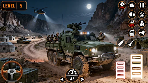 Download Army Cargo Truck Game 2026 – Simulasi Truk Militer Seru - Screenshot 2