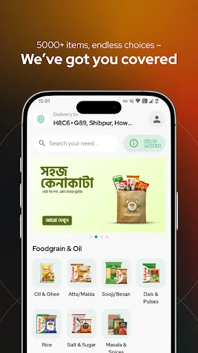 Download VegMove: Pengiriman Bahan Makanan Cepat & Praktis - Screenshot 1