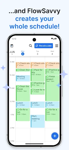 Download FlowSavvy: AI Schedule Planner Terbaru – Atur Waktu Otomatis - Screenshot 3