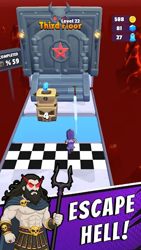 Download Hell Escape Terbaru – Lawan Iblis & Bertahan Hidup - Screenshot 8