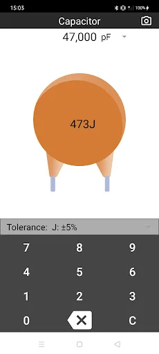 Download Read Capacitor Value Terbaru – Kalkulator Elektronik - Screenshot 1