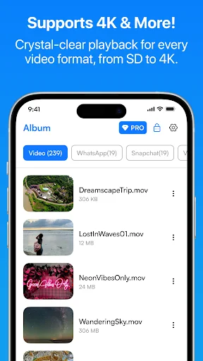 Download Vizzio Video Player Terbaru – Media Manager & Aman - Screenshot 2