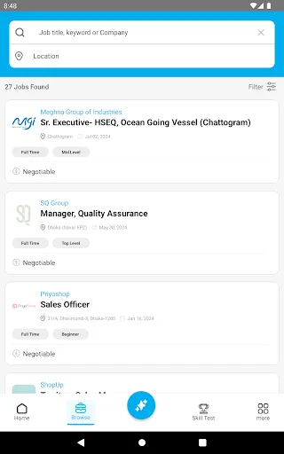 Download Skill Jobs Terbaru – Cari Lowongan Kerja Terpercaya - Screenshot 9