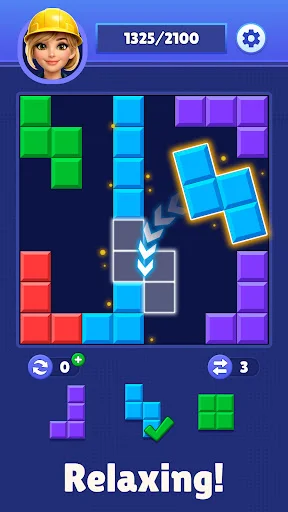 Download Brain Blocks Mania Classic Terbaru – Game Puzzle Seru - Screenshot 2