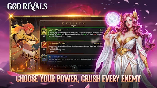 Download God Rivals: RPG Roguelike Terbaru – Aksi Fantasi Gelap - Screenshot 3