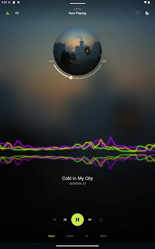 Download AI Music Player – AURORA Terbaru – Pemutar Musik AI - Screenshot 12