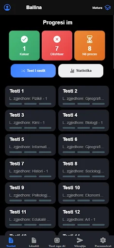 Download Semi + Matura Kosovë Terbaru – Persiapan Ujian Efektif - Screenshot 1