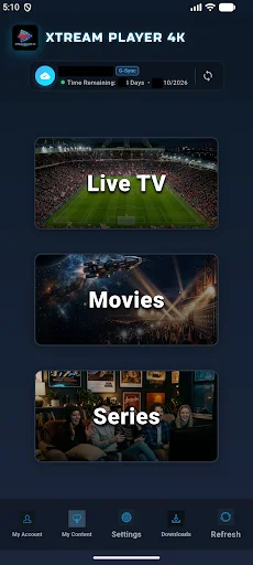 Download Xtream Player 4K – IPTV Terbaru – Streaming Tanpa Iklan - Screenshot 3