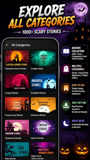 Download Scary Stories Horror Offline – Cerita Seram Gratis - Screenshot 2