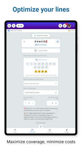 Download Lucky Picks: Lottery AI Terbaru – Generator Angka Gratis - Screenshot 21