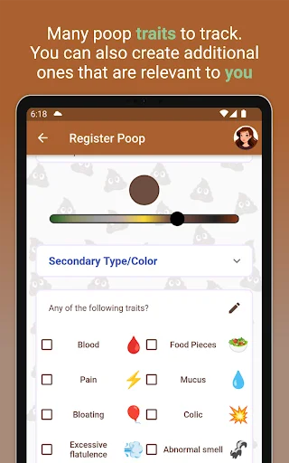 Download Happy Poop: Pantau Kesehatan Pencernaan Anda Gratis - Screenshot 10