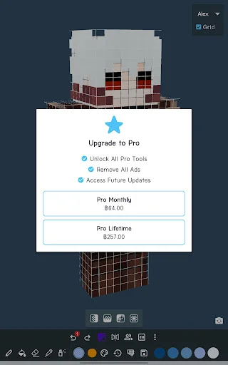 3D Skin Editor for Minecraft – Buat Skin Keren Sekarang - Screenshot 22