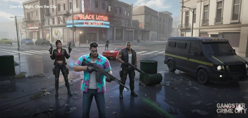 Download Gangster City: Crime Mafia 3D Terbaru – Bangun Kerajaanmu - Screenshot 4