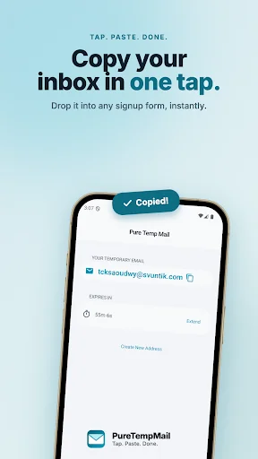 Download Temp Mail – PureTempMail Terbaru – Email Sekali Pakai - Screenshot 4