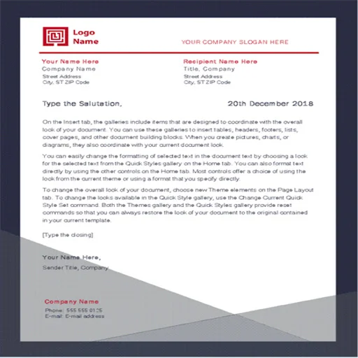 Unduh Business Letter Templates – Template Surat Bisnis Gratis - Screenshot 1