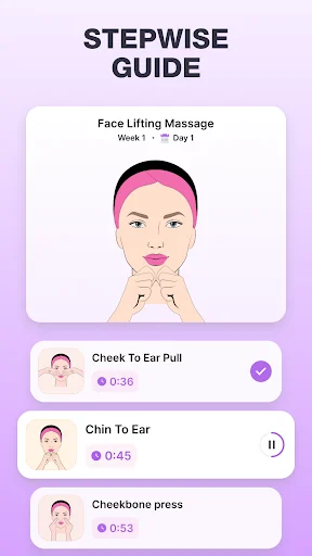 Download Face Yoga Exercise & Face Lift – Kecantikan Alami - Screenshot 9